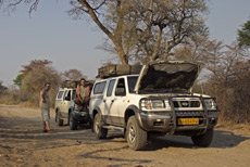 Autoprobleme in Zambia